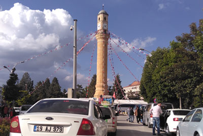 Der Glockenturm von Corun